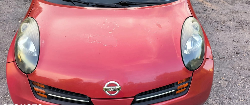 Nissan Micra cena 7900 przebieg: 175000, rok produkcji 2004 z Biała małe 37